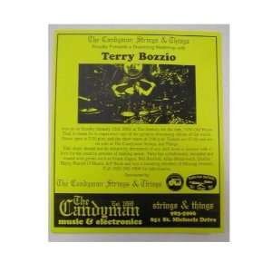 Terry Bozzio Handbill Poster Frank Zappa Jeff Beck