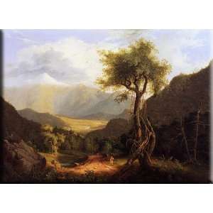 View in the White Mountains 16x12 Streched Canvas Art by Cole, Thomas