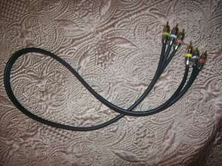 NEW 3 RCA RCA HOME THEATER AUDIO/VIDEO STEREO CABLE  