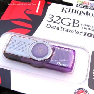 Kingston DataTraveler 101 G2 USB 32GB 32G DT101G2/32GB Flash Pen Drive 