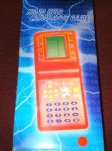 Hand Held Calculator / Exciting 9999 In 1 Game  
