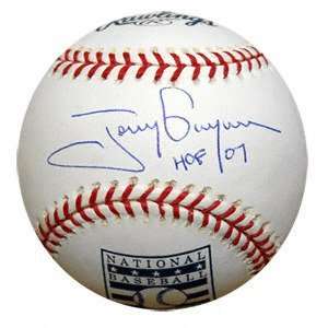 Tony Gwynn Autographed Hall of Fame Baseball with HOF 2007 Inscription