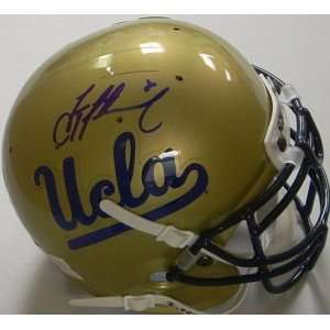 Troy Aikman Autographed Mini Helmet   UCLA Bruins GLOBAL   Autographed 
