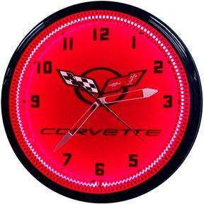 Chevrolet Corvette C5 20 Inch Neon Wall Clock Light  