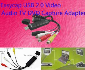 VHS DV VCR Recorder PC AV USB To DVD Movie Maker +Soft  