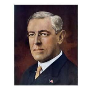 Woodrow Wilson, President of the United States Premium Poster Print 