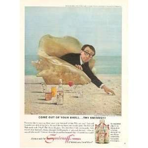   1966 Smirnoff Vodka Advertisement Actor Woody Allen 