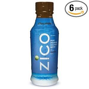 Zico Inc Water, Coconut, Chocolate, 14 Ounce (Pack of 6)  