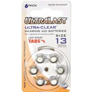  Ultra Clear Hearing Aid Battery Retail Pack   Siz Camera 