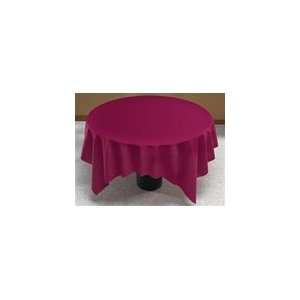 882 D24 Burgundy Dinner Tablecovers Linen Like 82x82  