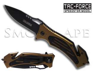   Medusa Speedster Tactical Spring Assisted Knife Army Green and Black