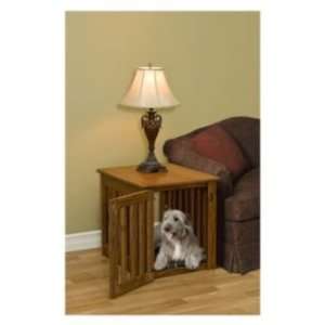  Wooden End Table Dog Crate Large Maple