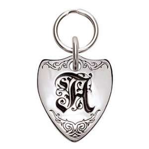   Sterling Silver Crest Dog ID Tag   G, Small   Frontgate