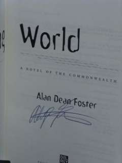 1st, signed, Drowning World by Alan Dean Foster (2003) 9780345450357 