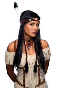 Sexy Indian Pocahontas Wig for Halloween Costume  