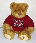 Harrods Knightsbridge Plush Teddy Bear Sweater with England Flag 