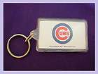 Chicago Illinois CUBS BASEBALL Logo KEYCHAIN Keyring BUDWEISER Beer 