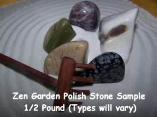 Zen Garden Kubu Golden Oak Polished Stone Pack * BGOPSP  