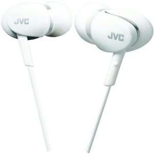  JVC HA FX67W Air Cushion In Ear Headphones, White Office 