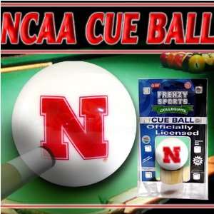   Cornhuskers Officially Licensed Billiards Cue Ball by Frenzy Sports