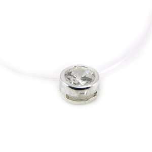  Necklace cable silver Essentiel white. Jewelry