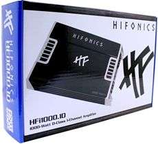 Hifonics HFI1000.1D 1000 Watt RMS Mono HFI Series Car Amplifier Amp 