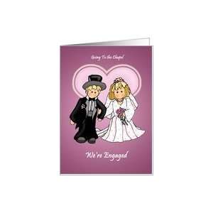  Engagement Announcements Little Bride & Groom Card Health 