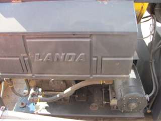 LANDA HOT WATER PRESSURE STEAM CLEAN WASHER PGHW5 3000 ON TRAILER REEL 