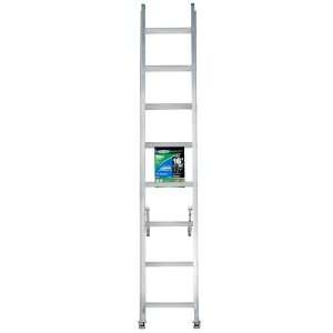   225 Pound Duty Rating Aluminum Flat D Rung Extension Ladder, 16 Foot