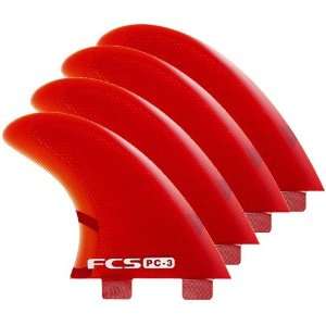  FCS Red Q PC3 Quad Fins
