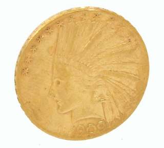 1909 $10 TEN DOLLAR INDIAN HEAD EAGLE COIN  