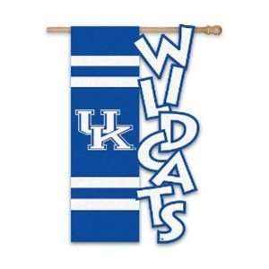    Kentucky Wildcats UK Applique Cutout House Flag