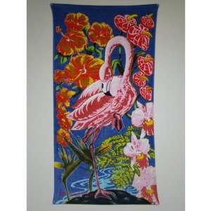  Flamingo Beach Towel