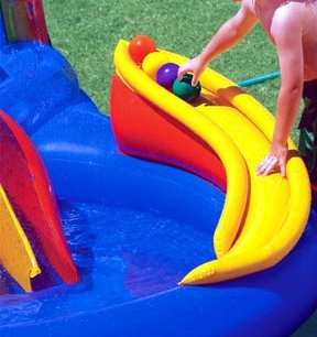 INTEX Inflatable Kids Rainbow Ring Water Play Center 078257574537 