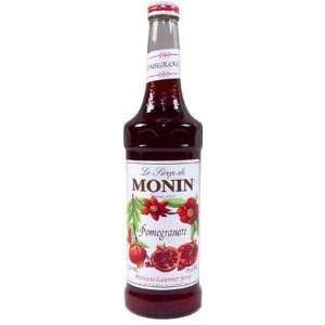  Monin Flavored Syrup, Pomegranate, 33.8 oz Plastic Bottles 