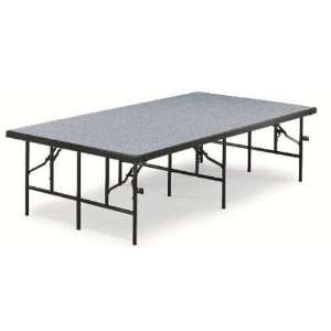 Portable Stage and Seated Choral Riser Single Height Carpet Deck 