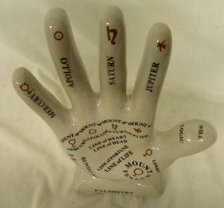 Porcelain Palmistry Hand Fortune Telling Palm Reading  