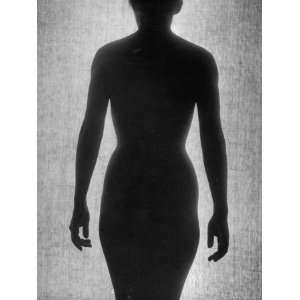  Silhouette of a French Girl, Showing General Proportions 