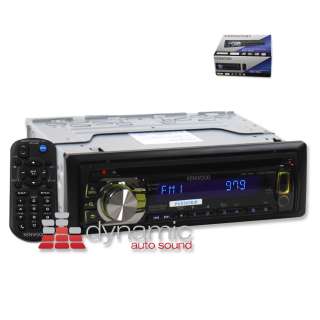 KENWOOD KDC 352U IN DASH CD/ CAR RECEIVER w/ FRONT USB/AUX AND iPOD 
