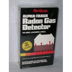  Alpha Track Radon Gas Detector for Homes, Apartments and 