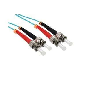  Fiber Patch Cable, ST ST Multimode, Duplex, 50/125, 10 Gig 