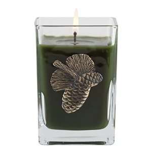   the Tree Medium Glass Cube 12oz Candle by Aromatique