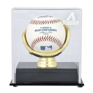  Gold Glove MLB Single Baseball Diamondbacks Logo Display Case 