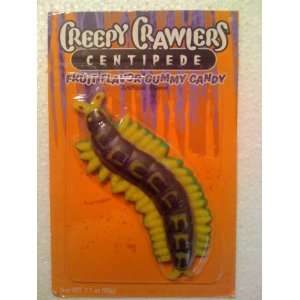 CREEPY CRAWLERS CENTIPEDE Fruit Flavor Gummy Candy  