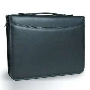  Clava Leather 92107 3 Ring Binder Top Handle Padfolio in 