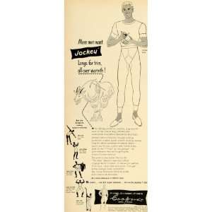  1949 Ad Jockey Long Pant Underwear Coopers Inc Kenosha 