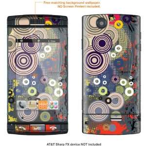   Skin Sticker for AT&T ATT Sharp FX case cover FX 188 Electronics