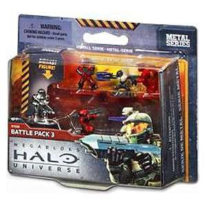  Halo Universe Mega Bloks Set #97036 Battle Pack III THREE 