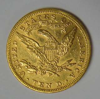 1894 $10 TEN DOLLAR GOLD CORONET LIBERTY HEAD COIN EAGLE  