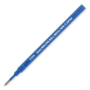 ITOYA AquaRoller Rollerball Pen Refill;1mm Med Blk, Blu  